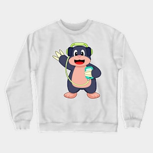 Mole Headphone Music Crewneck Sweatshirt